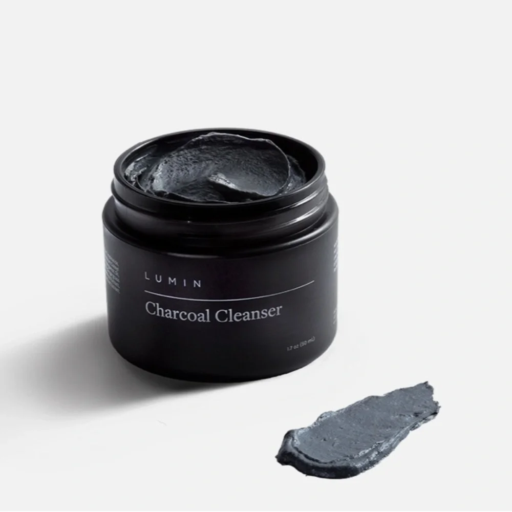 Lumin Men’s Charcoal Cleanser and Recovery Oil (Bundle of 2 )
